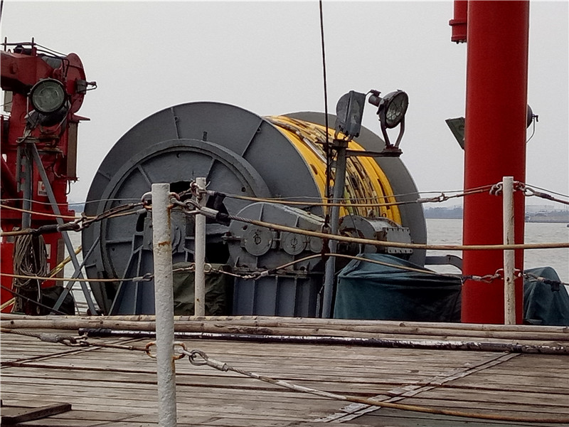 offshore equipment 650KN eletric winch with CCS certification (3)