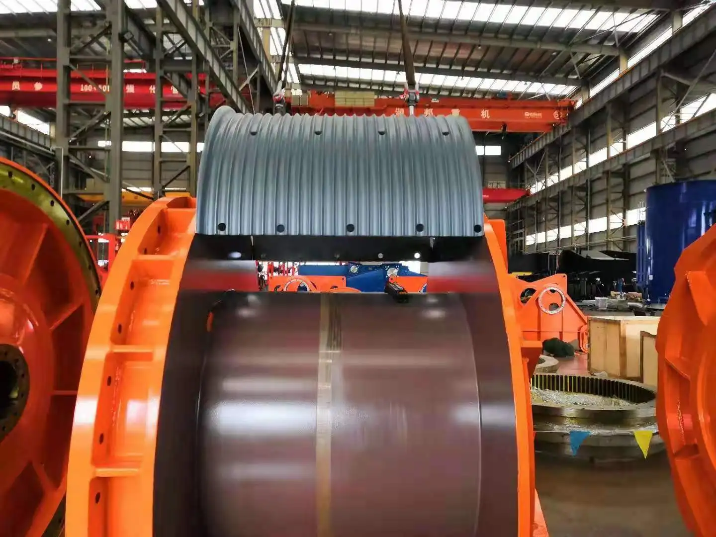 hydraulic crane winch