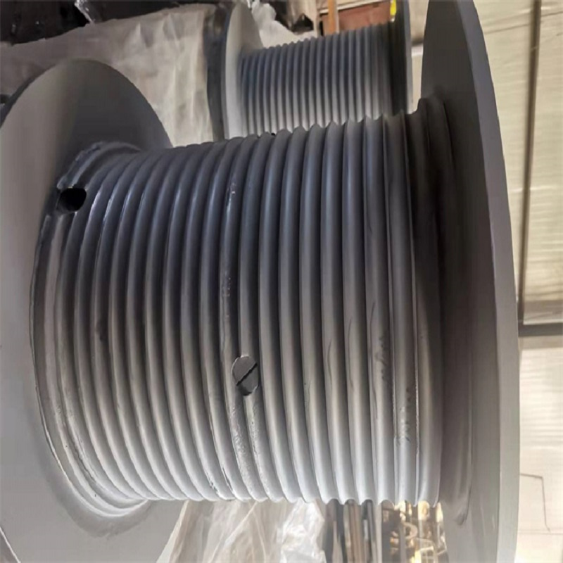 Customized Non-standard wire rope multi-layer winding LEBUS grooved  winch drum
