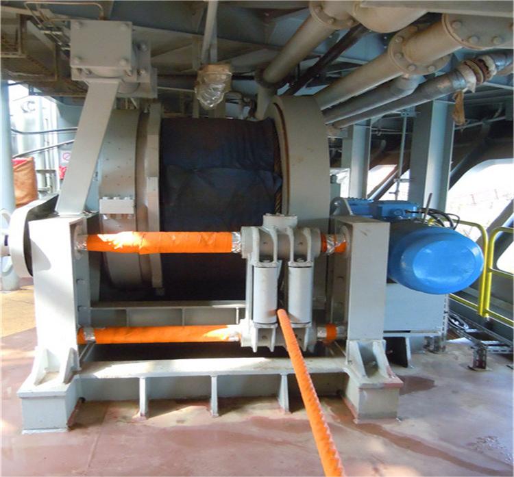 Marine Platform Electric Winch Double Broken Line LBS Rope Groove Drum