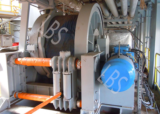 Electric Single Drum Winch Large Capacity Drum Winch With Spooling Device