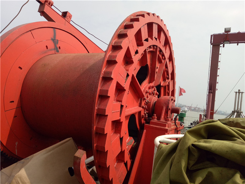 offshore equipment 650KN eletric winch with CCS certification (1)